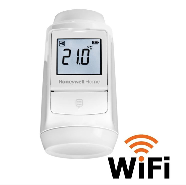 Cap termostatic de radiator cu afisaj digital, Honeywell HR93EE  comunica wireless cu Evohome