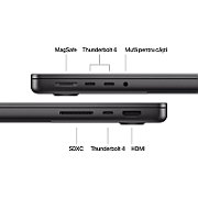 Laptop Apple MacBook Pro 14 MDE14RO/A, 14.2 inch 3024 x 1964, Apple M5 (10 C), 16 GB RAM, 1 TB SSD, Apple 10-core GPU, Mac OS, Space Black