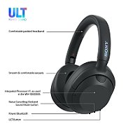 Sony ULT WEAR - Wireless Bluetooth Headphones with ULT POWER SOUND  Ultimate Deep Bass  Noise Cancelling  Clear Call Quality  Up to 30hr Battery Life  IOS & Android