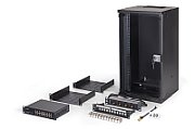 Digitus DN-49105-SET rack-uri 12U Raft montat pe perete Negru