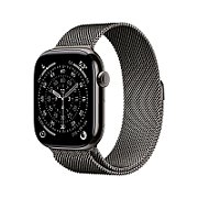 Apple Watch S11 Cellular 42mm Slate Titanium Case with Slate Milanese Loop