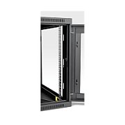 SmartRack 12U Rack Mic de Perete cu Adâncimea UPS, Fereastră Clară din Acril, Spate cu Hinge