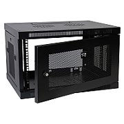 SmartRack 6U Mini Rack de Montare pe Perete, Profil Scăzut, Adâncime pentru Comutator