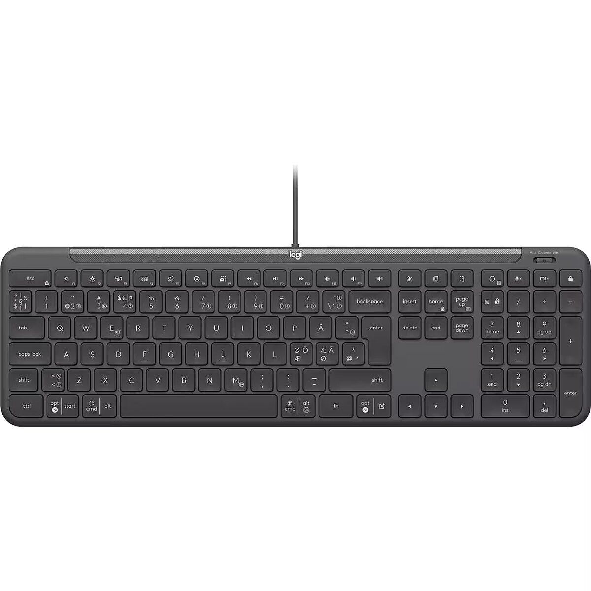 Logitech Tastatură Cablată K620 pentru Afaceri - Grafit - PAN
