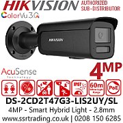 IP Camera Hikvision DS-2CD2T47G3-LIS2UY/SL