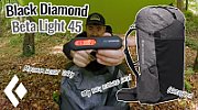 Tourist Backpack Black Diamond Beta Light 45