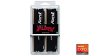 Kingston Technology FURY Beast 128GB 5600MT/s DDR5 CL40 DIMM (Kit of 2) Black