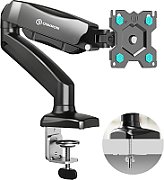 ONKRON Uchwyt biurkowy obrotowo-nachylny do monitora 13 -32  maks 8 kg  z obracaniem  czarny G80