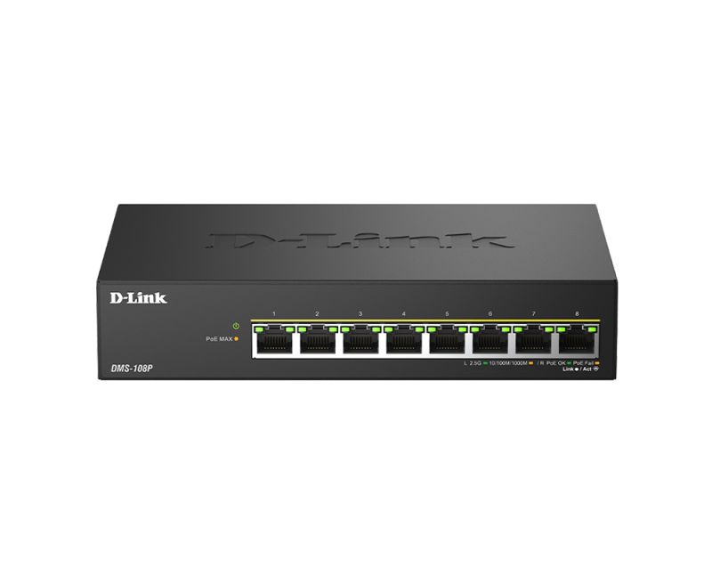 NET SWITCH 8PORT 2.5GE/POE DMS-108P/E D-LINK