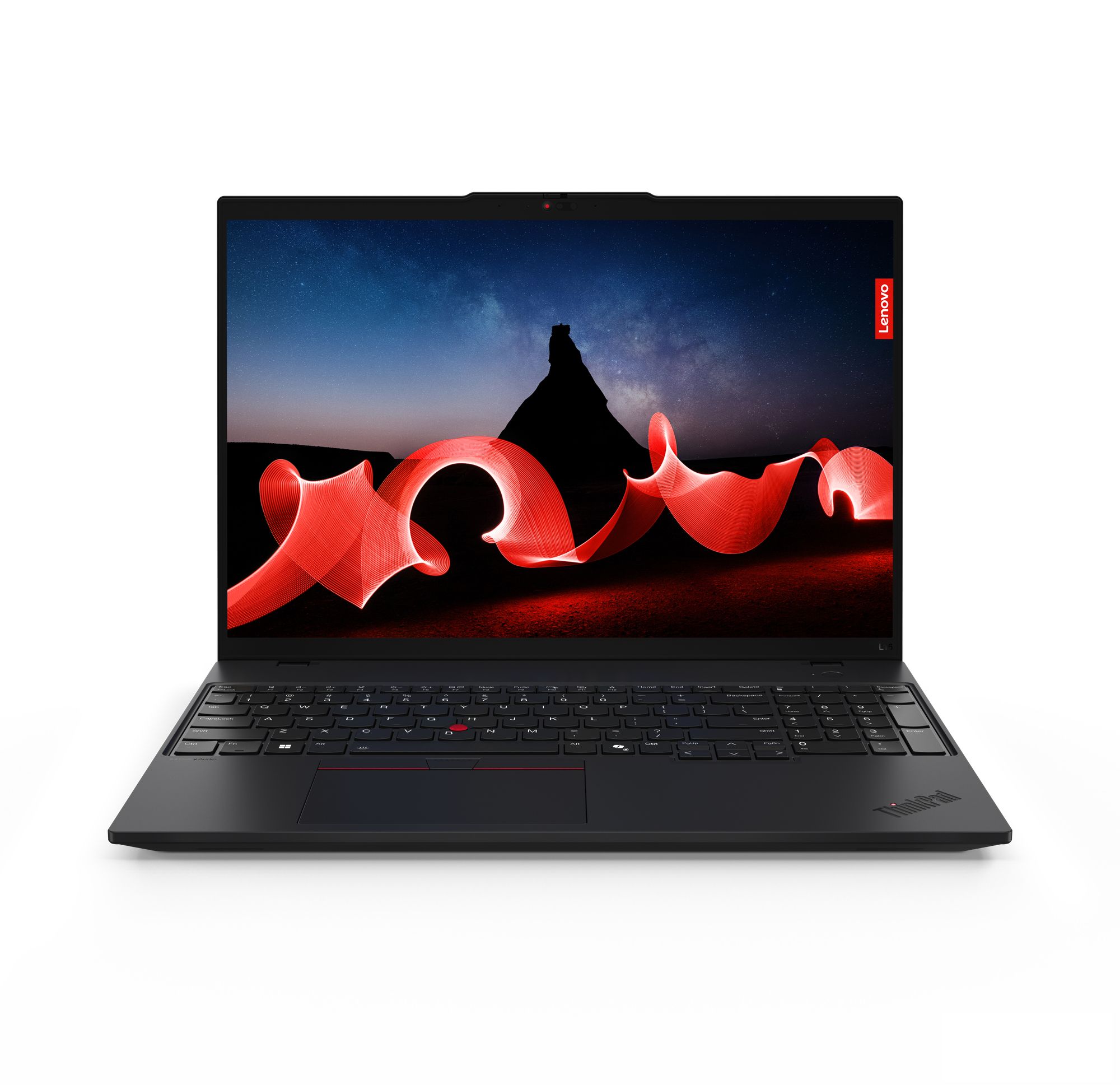 Laptop Lenovo ThinkPad L16 Gen 1, 16 inch 1920 x 1200, Intel Core Ultra 7 - 155U (12 C / 14 T, 1.7 GHz - 4.8 GHz, 12 MB cache, 28 W), 16 GB DDR5, 512 GB SSD, Intel Graphics, Windows 11 Pro Germana, Tastatura Germana, Negru