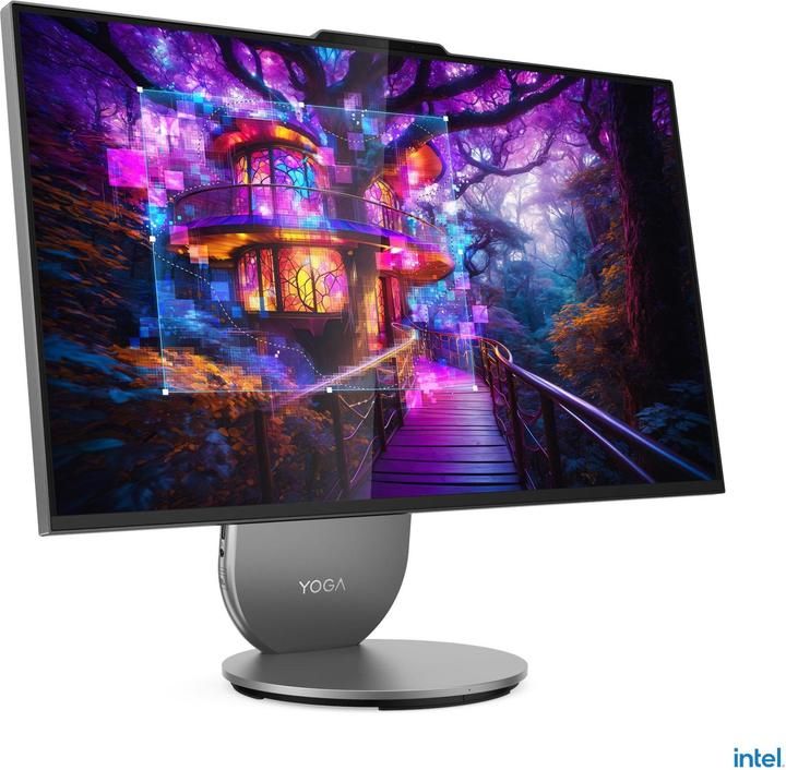 All-In-One Lenovo Yoga 27IAH10, 27 inch 2560 x 1440, Intel Ultra 5 125H (14 C / 18 T, 1.2 GHz - 4.5 GHz, 18 MB cache), 16 GB LPDDR5X, 1 TB SSD, Intel Arc Graphics, Free DOS