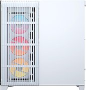 Frame 4500X LX-R RGB, Mid Tower, cu 3 ventilatoare incluse 120mm LX-R RGB, Alb