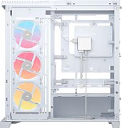 Frame 4500X LX-R RGB, Mid Tower, cu 3 ventilatoare incluse 120mm LX-R RGB, Alb