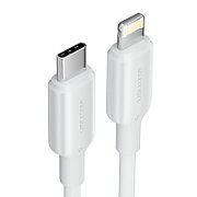 Kabel USB-C do Lightning 3A 480Mbps 1m biały