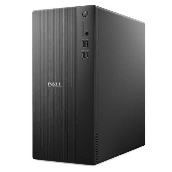 Desktop PC Dell Tower ECT1250, Intel Core i3 -14100 (4 C / 8 T, 3.5 GHz - 4.7 GHz, 12 MB cache), 8 GB RAM, 512 GB SSD, Fara unitate optica, Intel UHD Graphics 730, 360 W Platinum, Ubuntu Linux