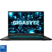 Laptop Gigabyte A16 Pro DYHG5EECC4SD, 16 inch 2560 x 1600, Intel Core 7 - 240H (10 C / 16 T, 2.5 GHz - 5.2 GHz, 24 MB cache, 28 W), 32 GB DDR5, 1 TB SSD, nVidia GeForce RTX 5080, Fara sistem de operare, Tastatura English, Negru