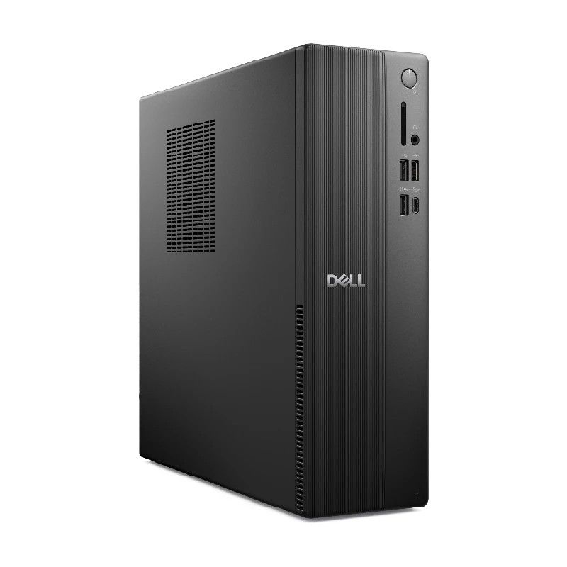 Desktop PC Dell Slim ECS1250 SFF, Intel Core i5-14400 (10 C / 16 T, 2.5 GHz - 4.7 GHz, 20 MB cache, 65 W), 8 GB RAM, 512 GB SSD, Fara unitate optica, Intel UHD Graphics 730, 180 W, Ubuntu Linux