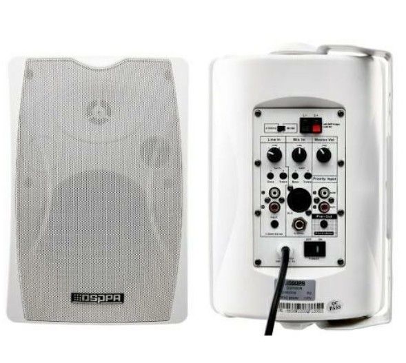 Boxa activa de perete 20W, DSPPA DSP6604, Alba