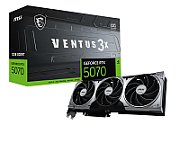 GeForce RTX 5070 12G VENTUS 3X OC, 12GB, GDDR7, 192-bit, Negru