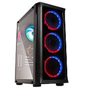 Desktop PC Spacer Overlord, AMD Ryzen 5 - 5600 (6 C / 12 T, 3.5 GHz - 4.4 GHz), 32 GB RAM, 1 TB SSD, Fara unitate optica, AMD Radeon RX 7600 8 GB, Fara sistem de operare