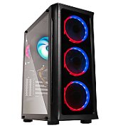 Desktop PC Spacer Overlord, AMD Ryzen 5 - 5600 (6 C / 12 T, 3.5 GHz - 4.4 GHz), 32 GB RAM, 1 TB SSD, Fara unitate optica, AMD Radeon RX 7600 8 GB, Fara sistem de operare