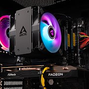 Desktop PC Spacer Overlord, AMD Ryzen 5 - 5600 (6 C / 12 T, 3.5 GHz - 4.4 GHz), 32 GB RAM, 1 TB SSD, Fara unitate optica, AMD Radeon RX 7600 8 GB, Fara sistem de operare