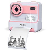 FLASH PINK  INSTANT CAMERA WITH THERMAL PRINTER FOR CHILDREN