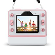 FLASH PINK  INSTANT CAMERA WITH THERMAL PRINTER FOR CHILDREN