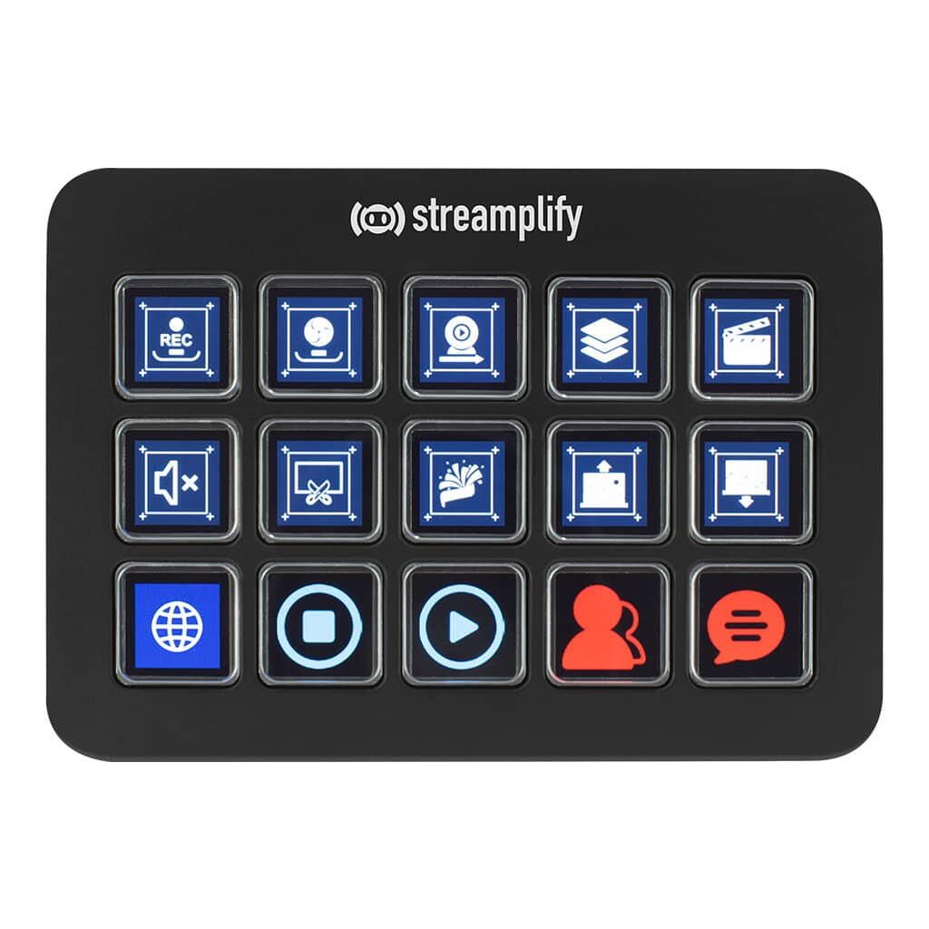 STREAMING DECK ONE, 15 butoane, USB Hub, Negru, SPUD-DO20A01.11