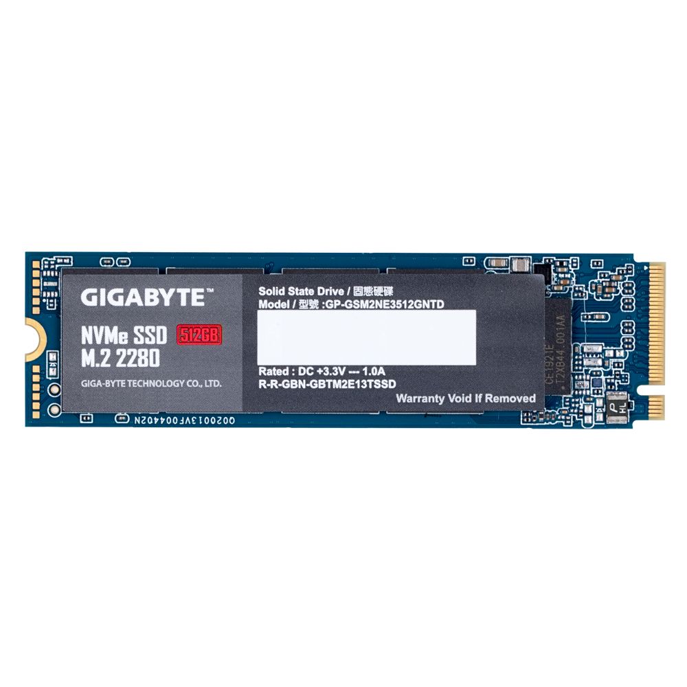512 GB, M.2, PCI-Express 3.0 x4, NVMe 1.3