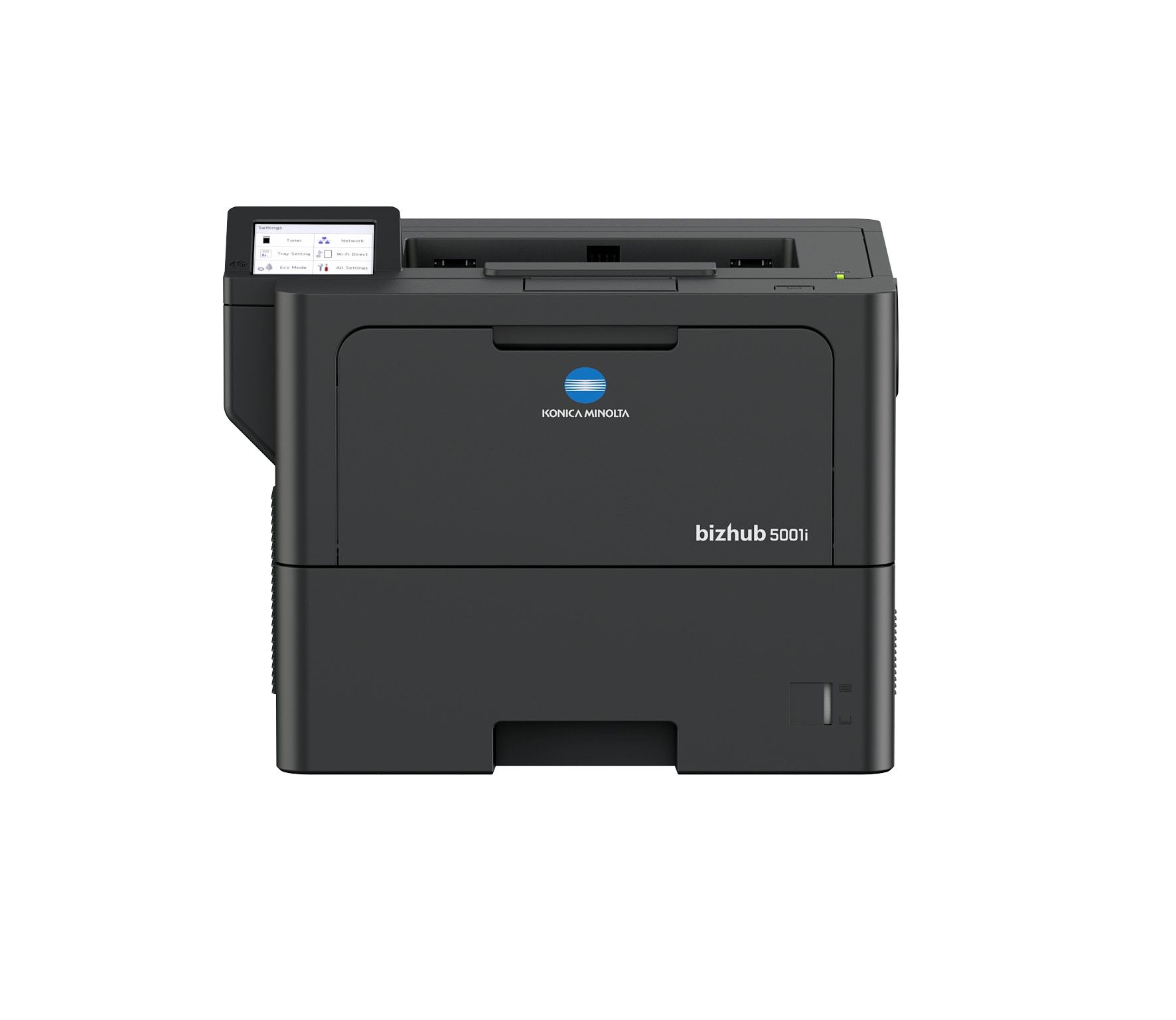 Imprimanta laser A4 mono Minolta bizhub 5001i duplex fata-verso automat, retea, USB, wireless
Inlocuieste bizhub 5000i