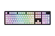 HATOR Skyfall Wireless 100. Keyboard form factor: Full-size (100%). Keyboard style: Straight. Connectivity technology: Wired & Wireless, Device interface: USB + RF Wireless + Bluetooth, Keyboard key switch: Mechanical, Keyboard layout: QWERTY. Backlight type:  RGB LED. Recommended usage: Gaming