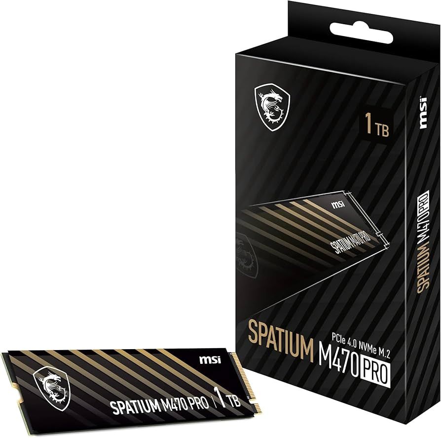 MSI SPATIUM M470 PRO PCIe 4.0 NVMe M.2 1TB