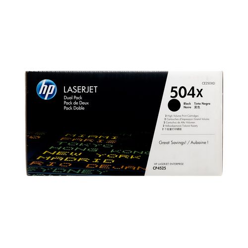 Cartus toner HP CE250XD ,Negru ,2 x 1500 pagini 