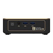 Desktop PC Sapphire Edge AI 350 UCFF, AMD Ryzen AI 7 300 Series - 350 (8 C / 16 T, 2.0 GHz - 5.0 GHz), fara memorie, fara stocare, AMD Radeon 860M, 120 W - adaptor extern, Fara sistem de operare