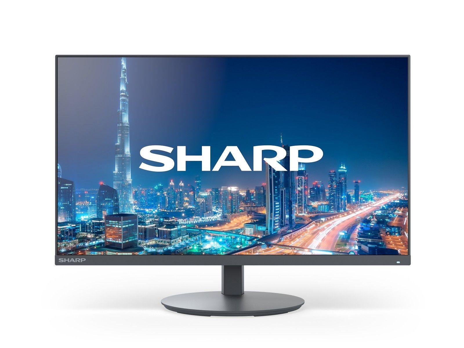 Sharp MODEL DD-E244FL, Negru, monitor LCD de 24 , FHD (1920x1080), DP, HDMI, USB-C, LAN, ajustabil pe înălțime cu 120 mm