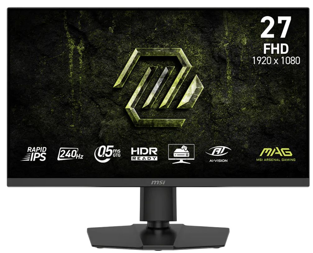 MSI MAG 272PF X24 27inch Gaming Monitor FHD IPS 300 cd/m 240MHz 0.5ms 2xHDMI DP