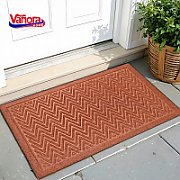 COVORAS INTRARE 40X60 CM TEXTIL+CAUCIUC, CLASSIC MARO