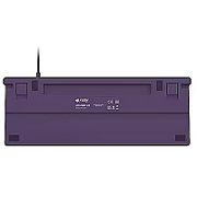 Tastatura gaming mecanica cu fir Fury Kanabo K2 TKL (80%), iluminare, lungime cablu 160cm, violet
