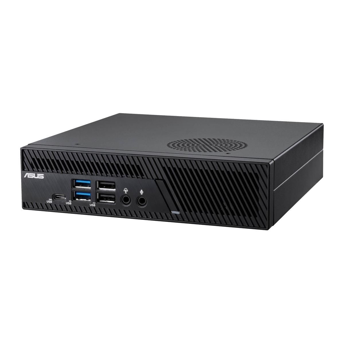 Desktop PC Asus PB63-B7013AH SFF, Intel Core i7-13700 (16 C / 24 T, 2.1 GHz - 5.2 GHz, 30 MB cache, 65 W), 16 GB RAM, 512 GB SSD, Fara unitate optica, Intel UHD Graphics 770, 120 W - adaptor extern, Windows 11 Pro