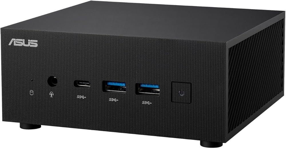 Mini PC ASUS AMD Ryzen, 2.5 Gbps LAN, WiFi 6E, 4KNegru