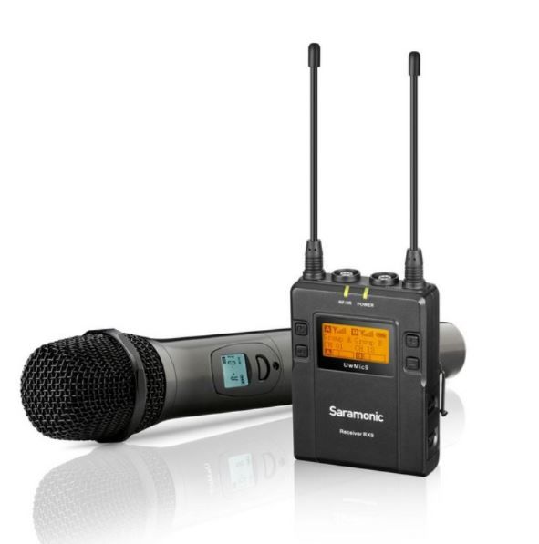 Set microfon wireless Saramonic UwMic9 Kit4Microfon HU9, Negru