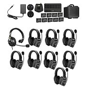 Solutie intercom stereo comp Saramonic WiTalk WT9D9xbat, 9 pers, Full-Duplex 1.9GHz, dual-ear
