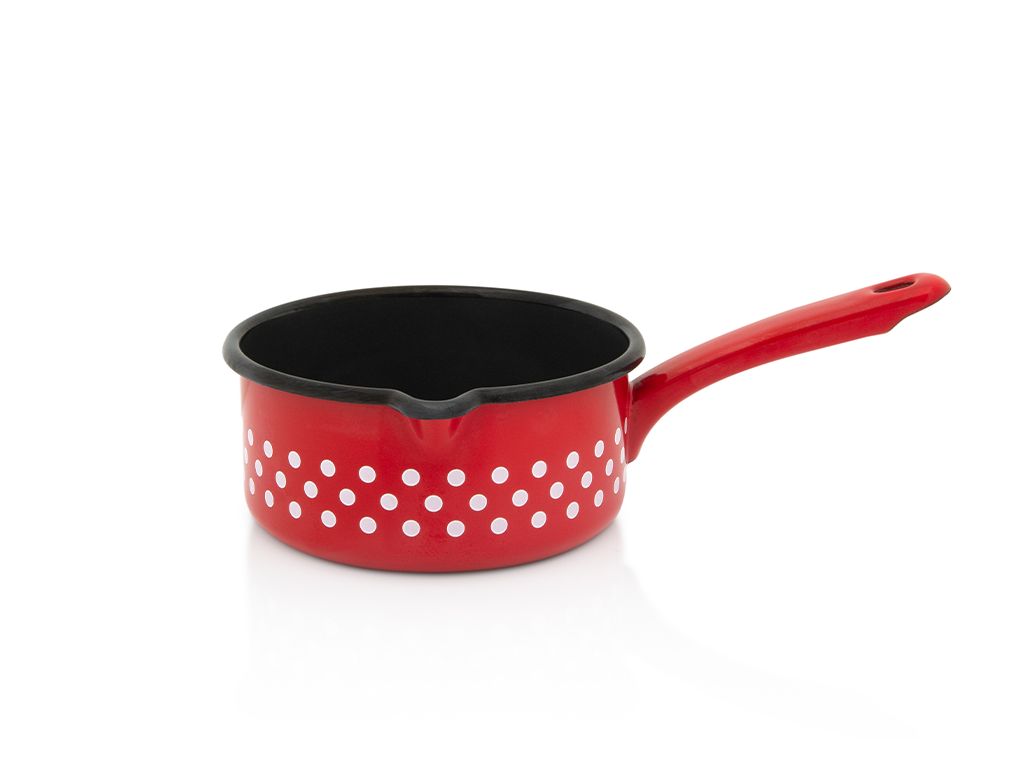 Cratita cu cioc 1.6l Tufne Metalac email/16cm/1.6l