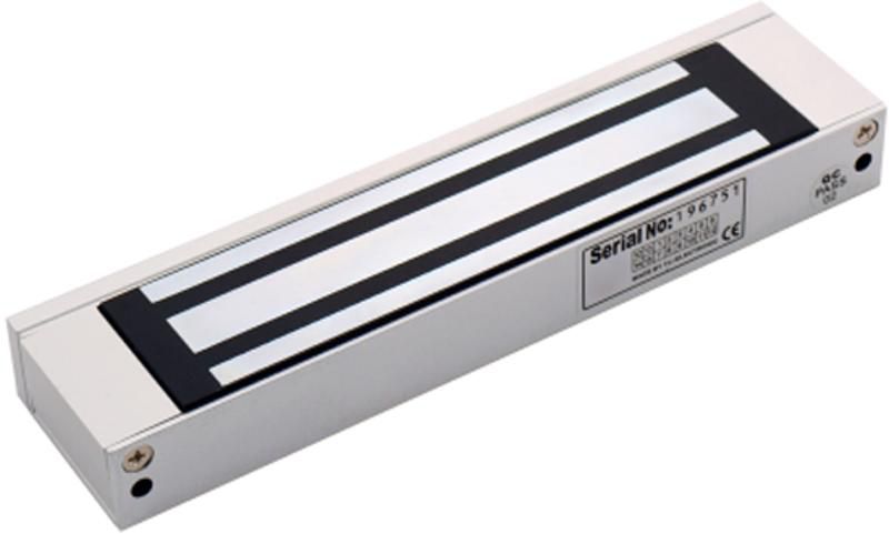 Electromagnet de forta  Hikvision DS-K4H250S Forta de retinere: 272kg alimentare: 12 VDC or 24 VDC, (default voltage is 12 VDC) amperaj: 500 mA or 250 mA Dimensiuni: 240 mm × 49 mm × 25.5 mm Greutate: 2.1kg