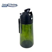 PULVERIZATOR ULEI/OTET 450ML, 2 IN 1 Material: Corp din sticla + Capac din plastic + Tub din silicon Dimensiune: 7.5x18 CM Ambalaj: Cutie color - Sticla inchisa la culoare pentru blocarea luminii solare - Orificiul de la tubul din silicon pentru  evacuale are sistem antiblocare 