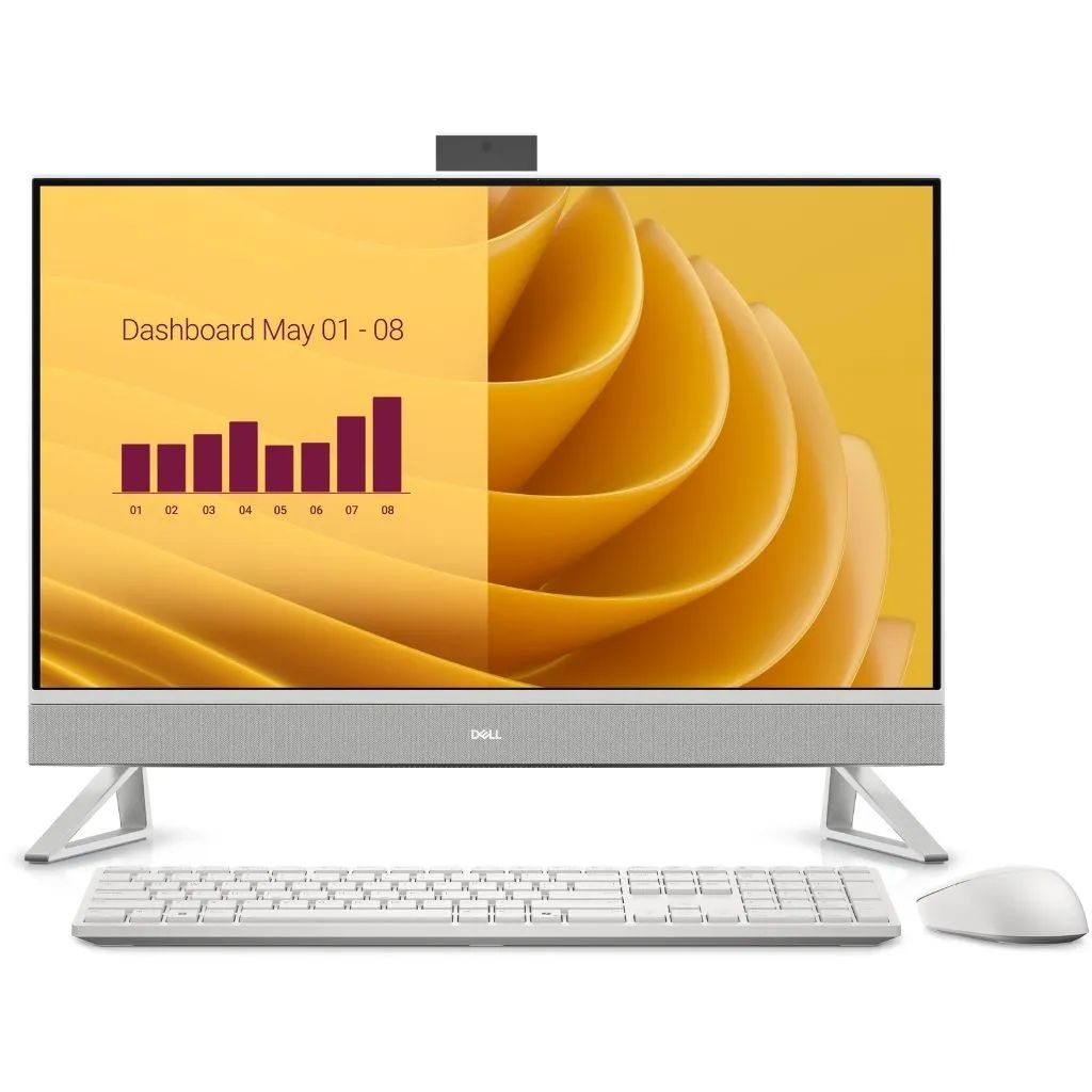 All-In-One DELL 27 EC27250, 27 inch 1920 x 1080, Intel Core 7 150U (10 C / 12 T, 1.8 GHz - 5.4 GHz, 12 MB cache), 32 GB RAM, 1 TB SSD, Intel Graphics, Windows 11 Pro