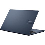 Laptop ASUS Intel Raptor Lake Refresh Vivobook 15, 15.6 inch 1920 x 1080 pixeli, Intel 120U (10 C / 12 T, 5.00 GHz, 12 MB Smart Cache cache, 55 W), 16 GB DDR5, 512 GB SSD, Intel Graphics, Fara sistem de operare, Tastatura English, Albastru inchis