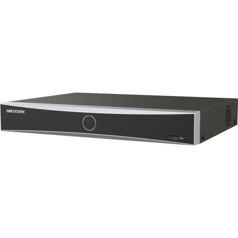 NVR Hikvision 8 canale AcuSeek K Vpro DS-7608NXI-K1/VPRO 3-ch@12 MP or 6-ch@8 MP or 12-ch@4 MP or 24-ch@1080p decoding capacity, H.265 +/H.265/H.264+/H.264, iesiri: HDMI/VGA, 1x SATA max 16TB pe HDD, AI by NVR: Facial recognition, perimeter protection, motion detection 2.0, AcuSearch, AcuSeek, AI