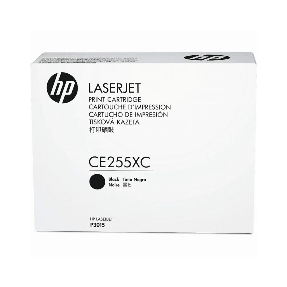 Cartus toner HP CE255XC ,Negru ,12500 pagini ,Original (HP LaserJet Enterprise M525/P3015/Pro M521) 